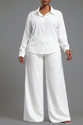 Work outfit women| two piece white shirt| office wear women