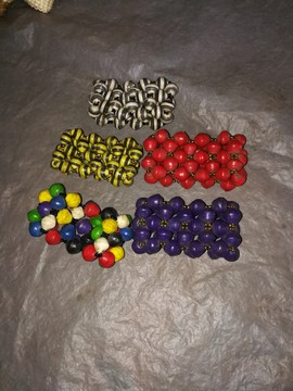 African handmade 5 pieces bracelets