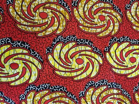 Tissu Wax Africain Haut de Gamme à la Coupe