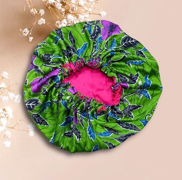 Reversible silk beanie / satin nightcap / hair accessories for women