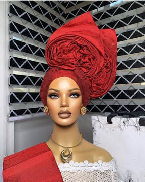 Cravate Auto Gele Rouge