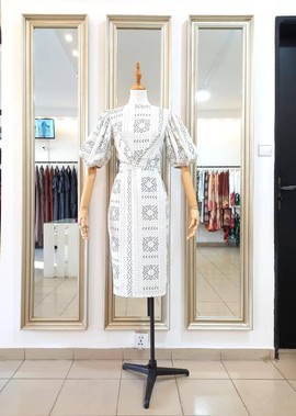 AYA BOGO BEIGE DRESS