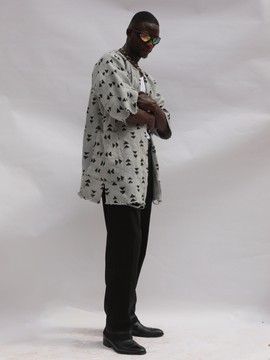 Geometrically Opposed Bogolan Cloak (Pre-Order)