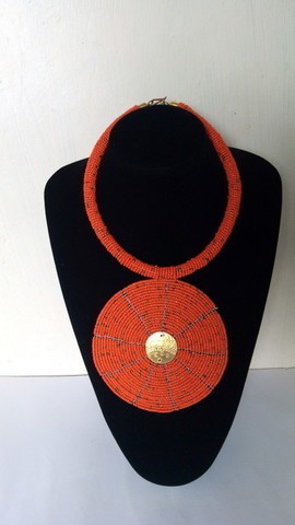 Collier de perles africaines, bijoux en perles pour les femmes, cadeau de Noël pour maman, collier de perles zoulou