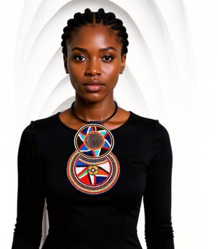 Collier africain Sita | Collier Masai imposant