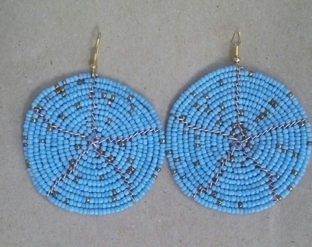 Boucles d'oreilles africaines / boucles d'oreilles maasaï / bijoux femmes / boucles d'oreilles faites à la main