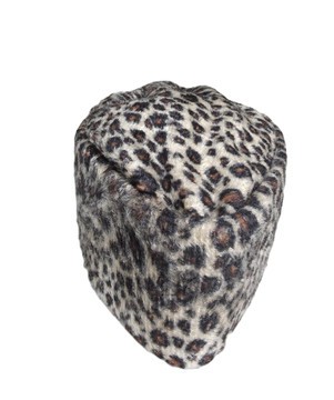 Leopard Animal Print Kufi Cap - Hand-Crafted Animal Print Men's Cap