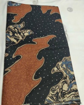 Hand-drawn Batik/ Hand-dyed/ Natural Dye/ Cotton Sarong/ Home Decor Fabric/ Dress Fabric