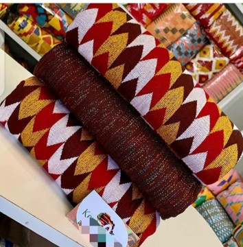 Ashanti Bonwire Kente -Hand woven