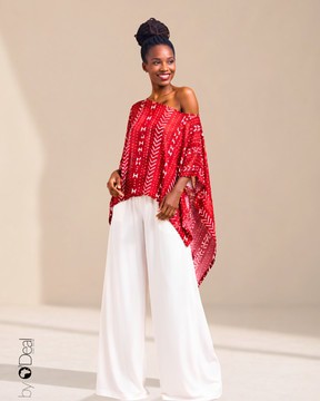 Mini kimono dress / asymmetrical tunic / chiffon beach square