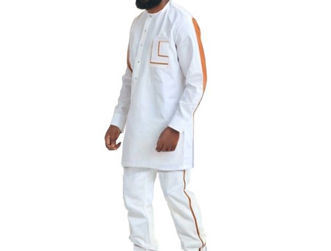 Men african suit kaftan African outfit, two piece men's suit jacket