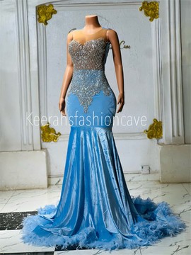 Long embellished velvet prom dress, formal graduation dress, evening gowns