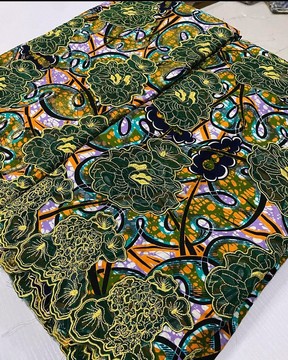Embroidery Grand Glitter Super wax Vlisco/ Ankara Print