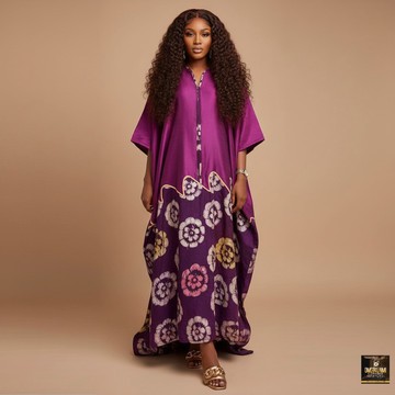 Ayinke Floral Batik Kaftan