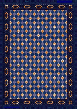 COUPON AFRICAN WAX FABRIC PATTERN: