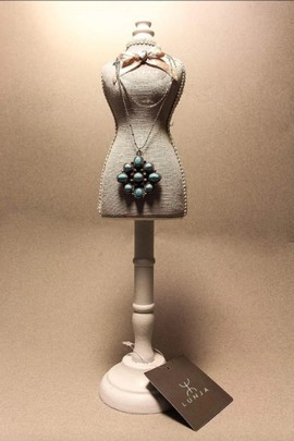Silver And Turquoise Necklace