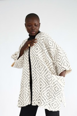 Oracle Wrap Bogolan Cloak