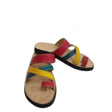 Women's sandal in genuine leather