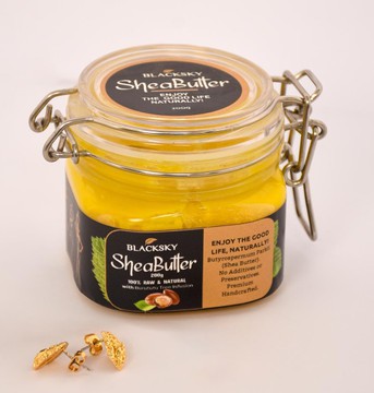 Blacksky Gold Premium Raw -Shea Butter (200g)