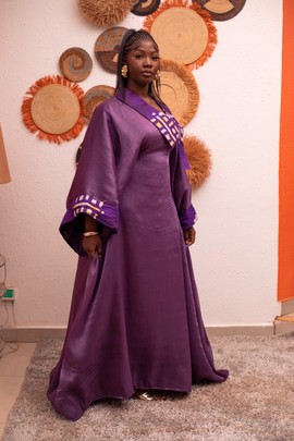 Boubou Kandia violet