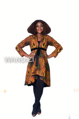 African Print Long Jacket, African Wax Long Coat, Ankara  Jacket