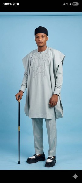 Agbada with Classic Embroidery