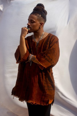 Cocoa Bogolan Cloak (Pre-Order)