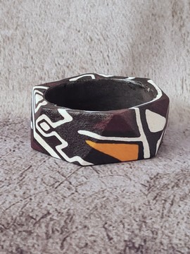 Bracelet OSHUN BOGOLAN en WAX tissu-pagnes