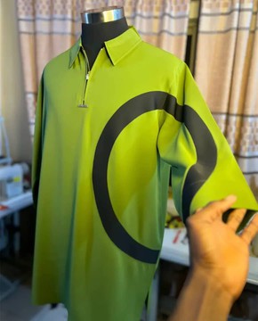 Green Polo Shirt Two-Piece