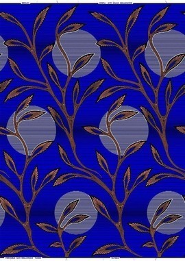 COUPON FABRIC WAX AFRICAN MTIF: BALL OF AMBIANCE OR GROTTO