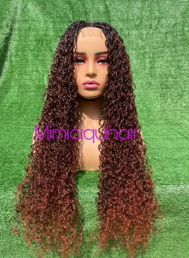 Perruque Microtwist avec fermeture 4*4