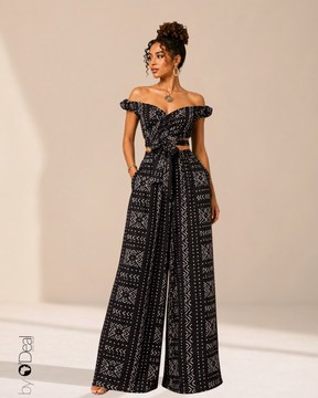 Pantalon grande taille haute en soie