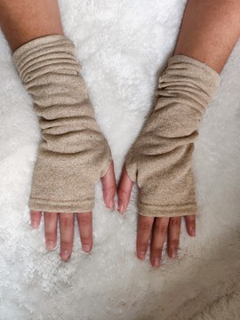 Mitaines coton bio pailleté ou