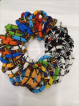 50 PCs,Bulk, wholesale African beaded Bracelet for women,masai Zulu bracelet