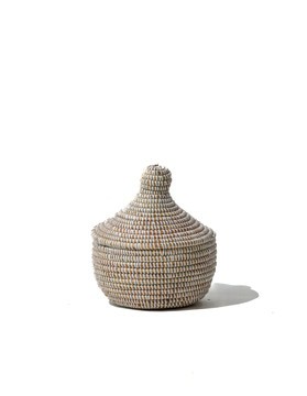 Panier de rangement avec couvercle
