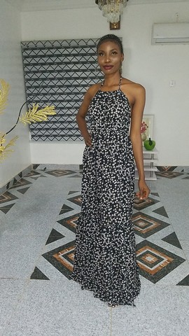 Maxi dress/beach wear/maternity flower dress
