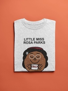 LITTLE MISS ROSA PARKS GRAY T-SHIRT