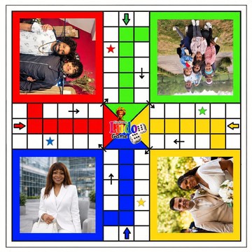 Ludo Jeu Fait Main impression personnalisée avec vos photos