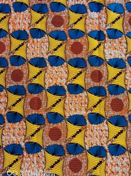 African wax fabric Ankara fabric printed wax ball pattern