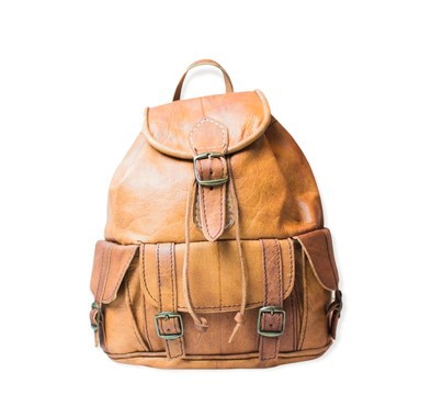 Sac à dos en cuir véritable haute qualité 100% fait main.