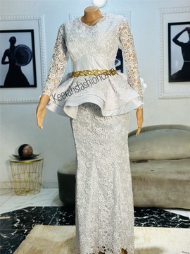 Haut et jupe peplum, robe maxi africaine, robe Ankara, vêtements pour femmes africaines