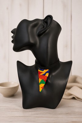 NECK OF AFRICAN WAX TISSUE