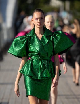 ENSEMBLE JUPE VERT RUSH