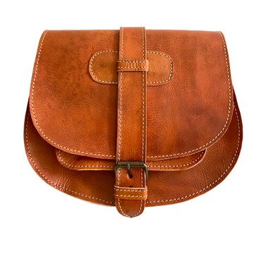 handmade genuine leather shoulder bag