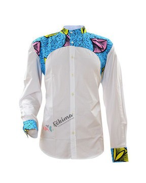 Chemise avec touche Wax pour Homme