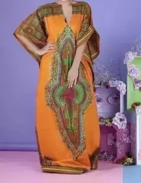 Dashiki kaftan dress