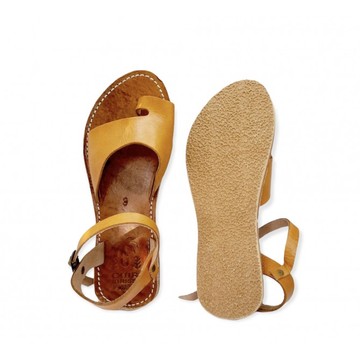 Sandale en cuir véritable haute qualité fait main mode femme