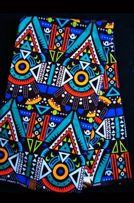 Wax fabrics 100% cotton 2 yards 1m80 "kirikou"