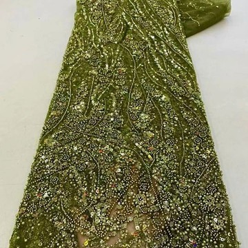 Beaded luxury lace (5 yards)