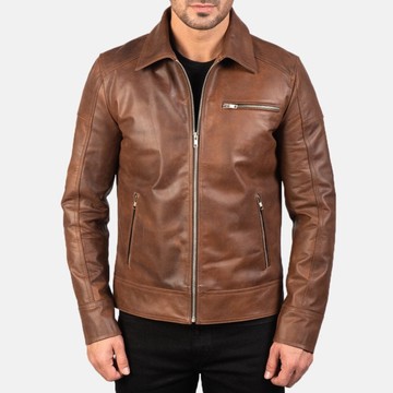 jacket en cuir original de très haut de gamme